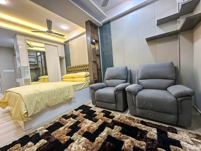 Fully furnished studio apartment from a residential building in Nirolhu Magu, 2nd Floor, Hulhumale'.