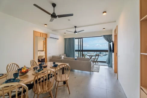 Fully furnished 3+1 bedroom luxury ocean view apartment in Solitaire, 8th floor, Hulhumale'.