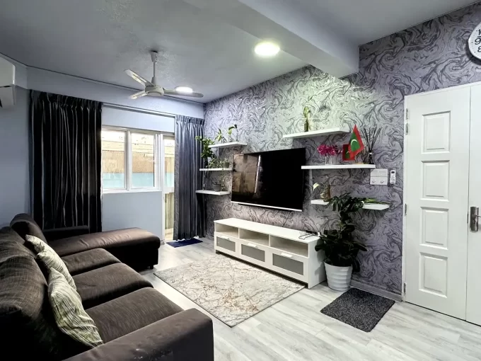 Fully furnished 3 bedroom apartment in FW Rehendhi Flat 1, 2nd Floor, Ameenee Magu, Male'.