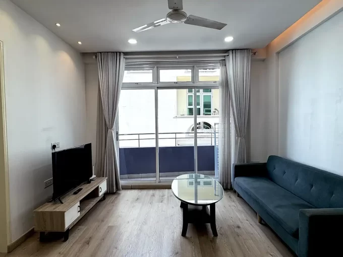 Fully furnished 2 bedroom apartment on the 7th floor of a mixed-use building in Buruzu Magu, Galolhu, Male'.
