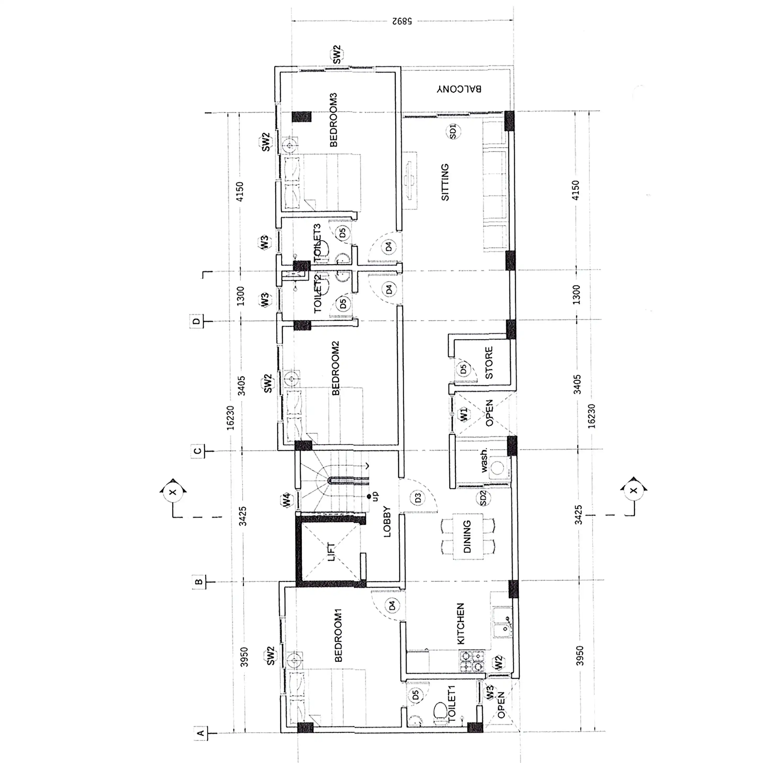 Fourth to Fifth Floors