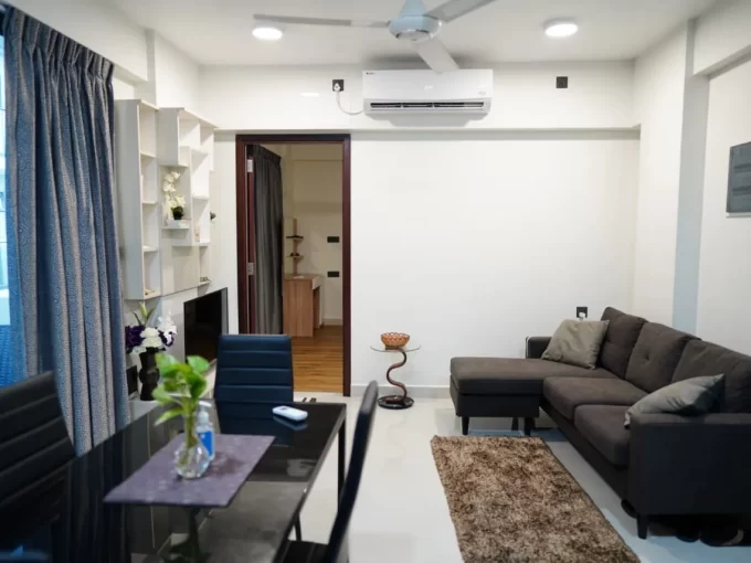 Fully furnished 1 bedroom apartment in RainCrest Residence, 9th Floor, Hulhumale'.
