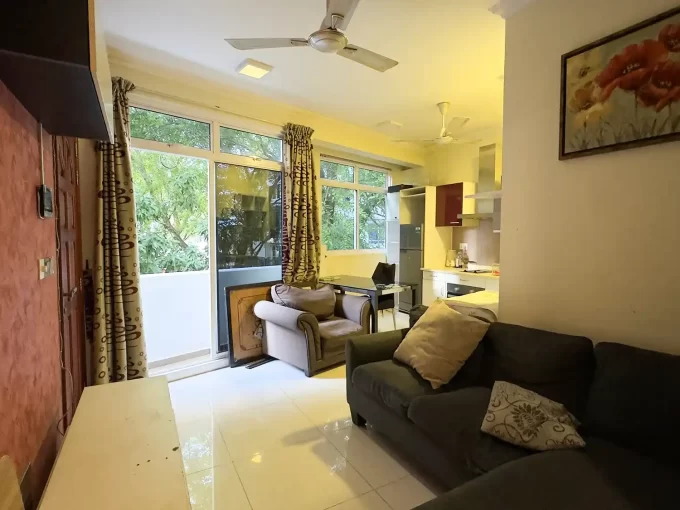 Fully furnished 1+1 bedroom apartment on the 2nd floor of a residential building in Sikka Goalhi, Henveyru, Male'.