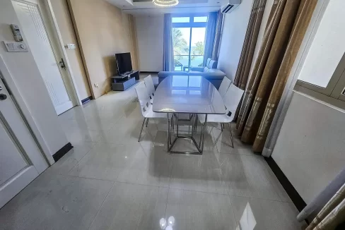 Fully furnished 3 bedroom beachfront luxury apartment on the 2nd floor of a residential building in Kaani Magu, Beach Road, Hulhumale'.