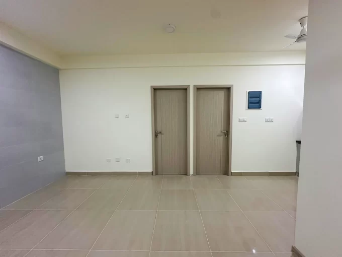 Unfurnished 2 bedroom apartment on the 3rd floor of a residential building in Nirolhu Magu, near Haiythari Mart, Hulhumale'.