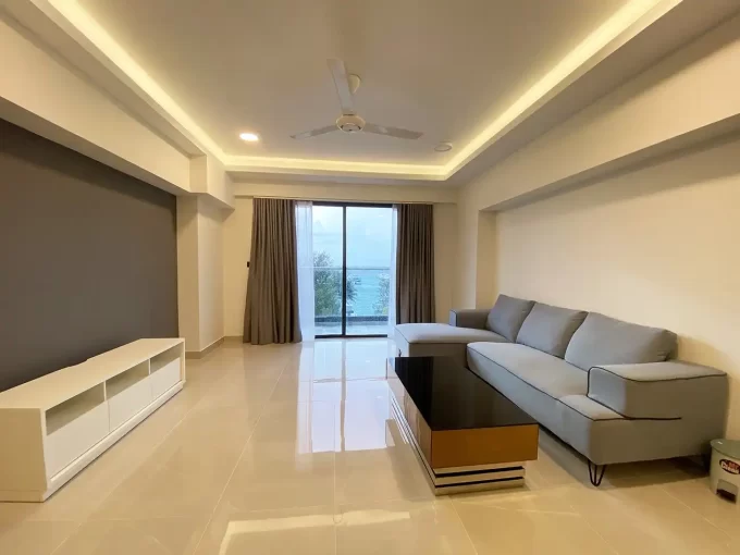 Fully furnished 3+1 bedroom ocean view apartment in Oceanfront Residence, 5th Floor, Hulhumale' with a car parking space.