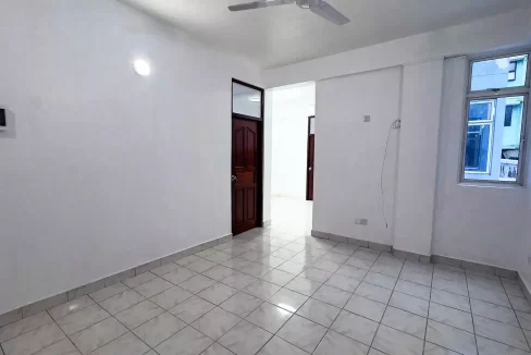 Unfurnished, fully renovated 3 bedroom apartment on the 3rd floor of a residential building in Gandhakoalhi Magu, Maafannu, Male'.