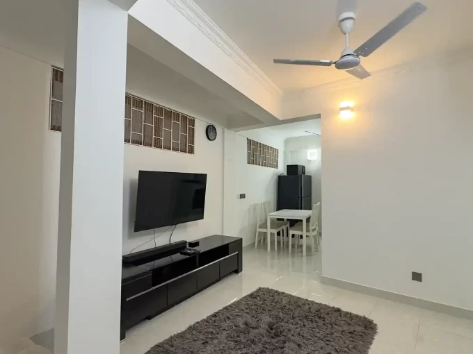 Fully furnished 1 bedroom apartment on the ground floor of a residential building in Shameemee Goalhi, Maafannu, Male'.
