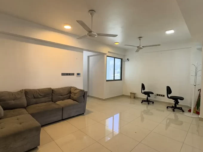 Semi furnished 3 bedroom apartment on the 8th floor of a residential building in Muiveyo Goalhi, Maafannu, Male'.