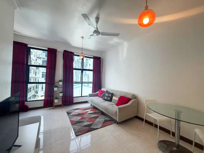 Fully furnished 1 bedroom apartment on the 6th floor of a residential building in Badifasgandu Magu, Macchangoalhi, Male'.