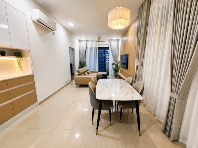 Fully furnished 3 bedroom apartment in The Gardens, 7th Floor, Hulhumale'.