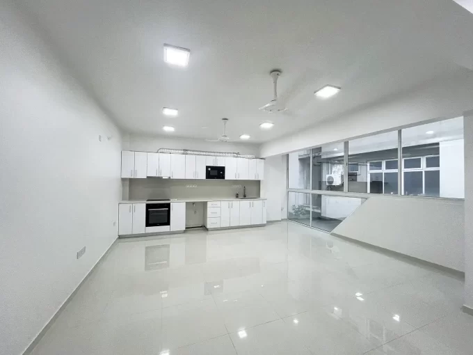 Semi furnished 2 bedroom apartment on the 3rd floor of a residential building in Karankaa Magu, Henveyru, Male'.