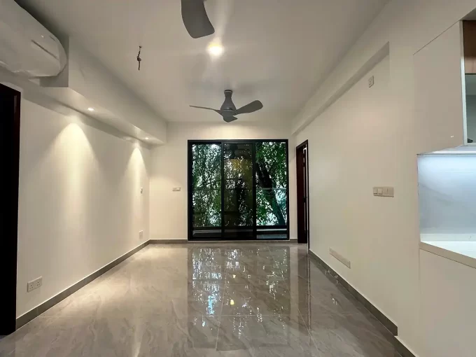 Unfurnished 3 bedroom apartment on the 7th floor of a residential building in Alikilegefaanu Magu, Galolhu, Male'.