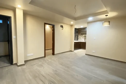 Unfurnished 1 bedroom apartment on the 5th floor of a residential building in Abadhah Ufaa Magu, Henveyru, Male'.