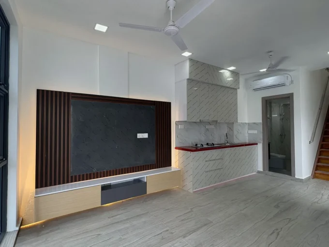 Brand new semi furnished 1 bedroom duplex penthouse apartment from a residential building in Orchid Magu, 7th Floor, Maafannu, Male'.