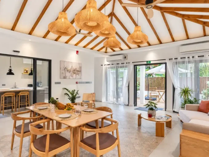 Fully furnished 3 bedroom private villa for sale in Fehendhoo, Baa Atoll, Maldives.